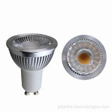 LED spotlight, GU10, 5W, CE/C-tick certified, RoHS Directive-compliant
